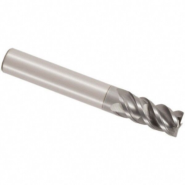 Cortador c/Radio 1/2´´ R= .015 LOC=1 OAL=3.5, 4FL-Carburo, SECO - Imagen 3